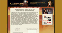 Desktop Screenshot of cederingfox.com
